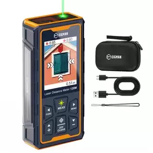 Order In Just €129.99 Cigman Cd-120g Laser Measure - 4x Zoom Camera & Bluetooth, 393ft/120m, 1/16 Precision, Image Capture & Ios/android App For Contractors And Engineers With This Discount Coupon At Geekbuying