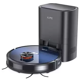 Pay Only €209.99 For Ilife T10s Robot Vacuum Cleaner, 2 In 1 Vacuum And Mop, Self-emptying Station, 3000pa Suction, 2.5l Dust Bag, Lds Navigation, 150 Mins Runtime, Save Up To 5 Maps, App & Voice Control - Gradient Blue With This Coupon Code At Geekbuying