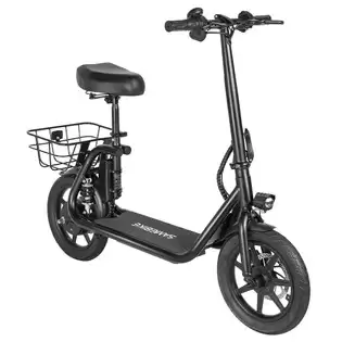 Order In Just $580.39 Samebike Sm-c02 Foldable Electric Scooter With Seat, 500w Motor, 36v 13ah Battery, 14 Inch Tire, 32km/h Max Speed, 25km Range, Mechanical Disc Brakes, Lcd Display - Black With This Discount Coupon At Geekbuying