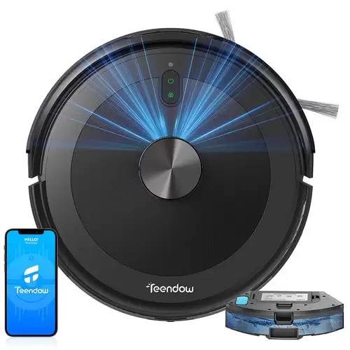 Order In Just $129.39 / Euro 115.00 Teendow D10s 5000pa Robot Vacuum Cleaner With This Coupon Code At Geekbuying