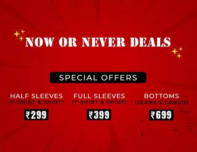 Buy T-Shirts As Low As Rs. 299 At Powerlook.In Deal Page