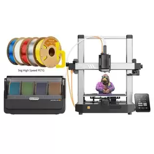 Pay Only $436.09 For Anycubic Kobra 3 3d Printer Combo + 5kg Eryone High Speed Petg Filament (1kg Transparent Blue + 1kg Transparent Red + 1kg Transparent + 1kg Yellow + 1kg White) With This Coupon Code At Geekbuying