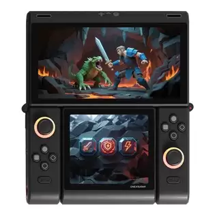 Order In Just $681.61 One Netbook Onexsugar Sugar 1 Convertible Dual-screen Handheld Console, 6.01& 3.92 Inch Oled Screen, Snapdragon G3 Gen 3, Android 14, 16gb Ram 512gb Storage, Hall Effect Joysticks, Rgb Lights, 5600mah Battery, Wifi 7 Bluetooth 5.3 - Black With This Coup