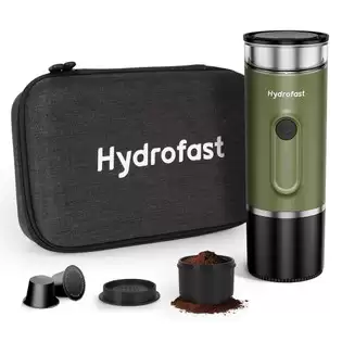 Order In Just €93.00 Hydrofast Po-100 Portable Espresso Maker, 20-bar Pressure, 9600mah Battery, 2-in-1 Capsule & Ground Coffee, Wireless Heating, Compact Travel Design With This Discount Coupon At Geekbuying
