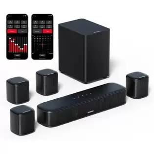 Order In Just €129.00 Ultimea Aura A40 7.1 Soundbar Subwoofer Speaker Kit, 7.1 Channel, App Control, 10 Bands Equalizer Settings, 121 Preset Eq Matrices, Bluetooth 5.3, 330w Peak Power With This Discount Coupon At Geekbuying