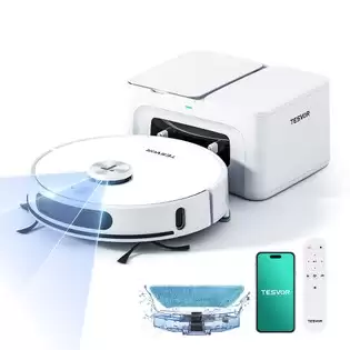 Pay Only €269.99 For Tesvor S8 Max Robot Vacuum Cleaner, 3-in-1 Vacuum/sweep/mop, 8000pa Super Suction, Up To 180min Runtime, Self-emptying, 2.5l Large Dust Bag, Remote/app Control, Lidar Navigation With This Coupon Code At Geekbuying