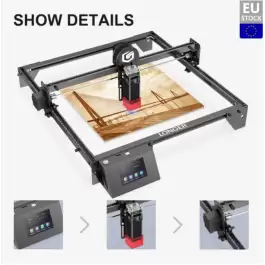 Longer Ray5 10w Laser Engraver, 0.06x0.06mm Laser Spot, Air Assist, Touch Screen, Offline Carving, 32-bit Chipset, Wifi Connection, Working Area 400x400mm Eu Stock Ships Immediately & Get $30 Off