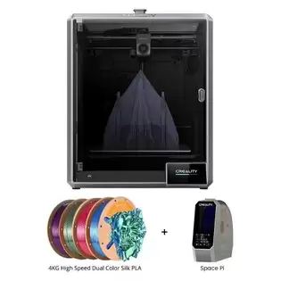 Pay Only $750.88 For Creality K1 Max 3d Printer + Space Pi Dryer + 4kg Eryone High Speed Silk Dual-color Pla Filament (1kg Red & Green + 1kg Blue & Green + 1kg Blue & Red + 1kg Purple & Black) With This Coupon Code At Geekbuying