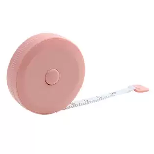 Pay Only $0.11 For 150cm Round Plastic Tape Measure, Automatic Telescopic - Pink With This Coupon Code At Geekbuying