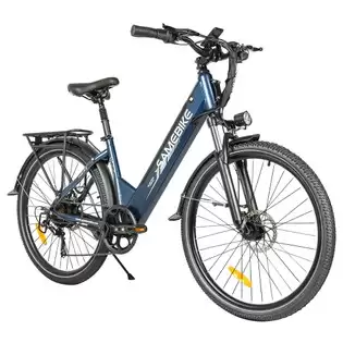 Order In Just $851.04 Samebike Rs-a01 Pro-t Electric Bike, 500w Motor, 36v 15ah Battery, 26 Inch Tire, 32km/h Max Speed, 90km Range, Mechanical Disc Brakes, Adjustable Front Fork, Shimano 7-speed, Lcd Display - Blue With This Discount Coupon At Geekbuying