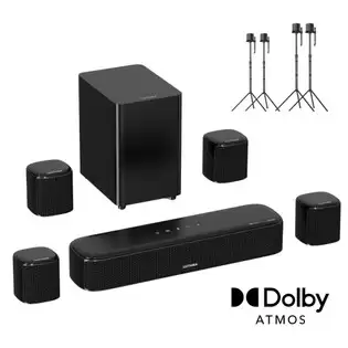 Order In Just €279.00 Ultimea Aura A60 7.1 Soundbar + 2 Pair * Steady 310 Speaker Stands, Smart App & Voice Control, Bassmx Technology, 350w Peak Power, Hdmi Earc, 4 Surround Speakers, For Smart Tv With This Discount Coupon At Geekbuying