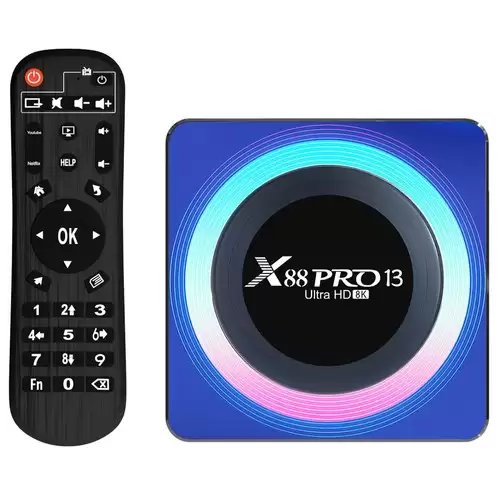 Order In Just $35.72 X88 Pro 13 Android 13 Tv Box, Rk3528 Quad-core, 4gb Ram 32gb Rom, Support 8k Video Decoding, Bluetooth 5.0, Wifi 6, 1*usb3.0, 1*usb2.0, 1*hdmi, 1*rj451, 1*micro Sd Card With This Coupon At Geekbuying