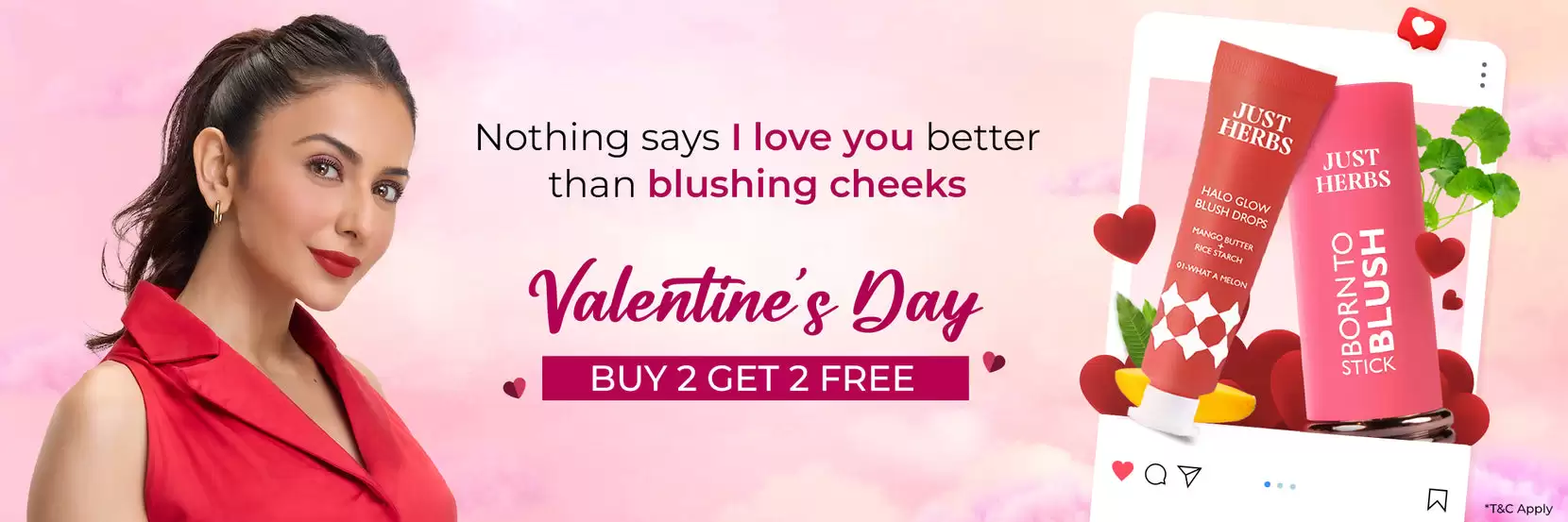 Enjoy Buy 2 Get 1 Free At Justherbs Valentine's Day Deal Page