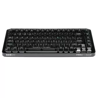 Pay Only $129.99 For Xiaomi X Miiiw Blackio 83 Kailh Jellyfish Switch Triple Modes Mechanical Keyboard 83 Keys - Dark Silver With This Coupon Code At Geekbuying