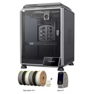 Pay Only $594.85 For Creality K1c 3d Printer + Space Pi Dryer + 6kg Creality Hyper-pla - 2kg Black + 2kg White + 2kg Gray With This Coupon Code At Geekbuying