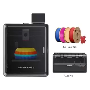 Order In Just $607.87 Anycubic Kobra S1 Combo 3d Printer + 4kg Hyper Pla Filament - 1kg Purple + 1kg Blue + 1kg Red + 1kg Peachy-pink With This Discount Coupon At Geekbuying