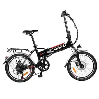 Order In Just $450.13 Myatu Myt-20 Electric Bike, Aluminum Alloy Frame 250w Motor, 36v 10.4ah Battery, 20-inch Pneumatic Tire 25km/h 30-33km Range Pure Electric Mode Shimano 7 Speeds Gear Dual Disc Brake Led Display Quick Folding Design - Black With This Discount Coupon At G