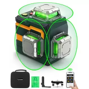 Order In Just €79.00 Cigman Cm-s01 12-line Self-leveling Laser Level - App-controlled, 3x360, Stepless Dimming, 30h Max Usage, Ip54 Waterproof With This Discount Coupon At Geekbuying
