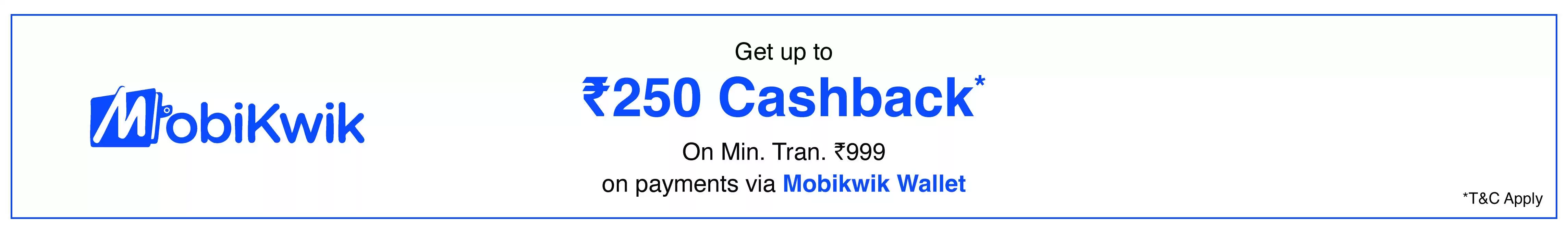 Get 10% Cashback On Minimum Transaction Value Of Rs.999 On Your Payment Via Mobikwik Upi At Titan Online Store