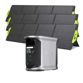 Pay Only $1,453.62 For Ampace Andes 1500 Portable Power Station 1462wh + 3x Sp200 200w Foldable Solar Panel With This Coupon Code At Geekbuying