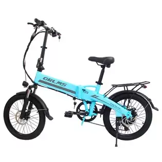 Order In Just €749.00 Orlms S9 Electric Bike, 500w Motor, 48v 13ah Battery, 20*1.95 Inch Tires, 55km/h Max Speed, 50km Range, Mechanical Disc Brakes, Suspension Front Fork, Shimano 5-speed, Lcd Display - Blue With This Discount Coupon At Geekbuying