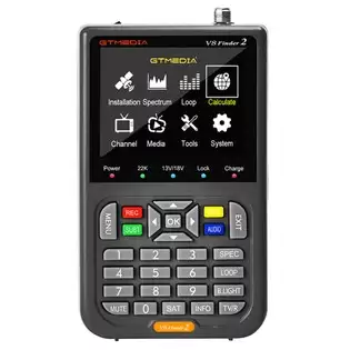 Pay Only $45.1 For Gtmedia V8 Finder 2 Satellite Finder Digital Fta Dvb-s/s2/s2x Signal Measuring Meter Detector Receiver - Black With This Coupon At Geekbuying