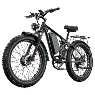 Pay Only €1199.00 For Ebycco Eb7pro Electric Bike, 2*1000w Motor, 52v 23ah Battery, 20*4.0 Inch Fat Tire, 55km/h Max Speed, 130km Max Range, Hydraulic Disc Brakes, Full Suspension System, Shimano 7-speed With This Coupon Code At Geekbuying