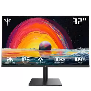 Pay Only $183.01 For Ktc H32t13 Gaming Monitor, 32 Inch 2560*1440 16:9 Ips Screen, 100hz Refresh Rate, Freesync & G-sync, 1000:1 Contrast Ratio, Low Blue Light & Flicker Free, 2*hdmi 2.0, 1*dp1.4, 1*earphone Jack, Vesa Mount With This Coupon Code At Geekbuying