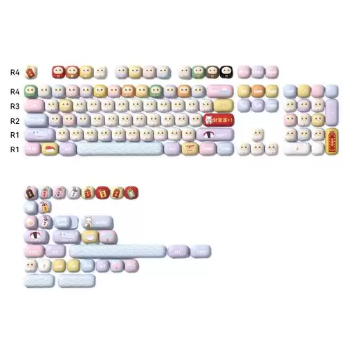 Order In Just $25.47 Akko Good Luck Charm Mog Profile Keycap Set (138-key) With This Coupon At Geekbuying