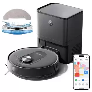 Order In Just €203.99 Proscenic Q8 Max Robot Vacuum And Mop Combo With Self-emptying Station, Max 4200pa Suction, 200min Runtime, 3 Cleaning Modes, Smart 360 Lidar Navigation, App Control, For Floor, Pet Hair, Carpet With This Discount Coupon At Geekbuying