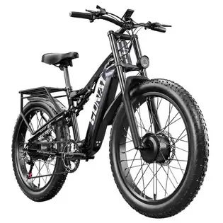 10.11% Off On Gunai Gn68 Electric Bike, 2*1000 Motor, 48v 17.5ah Battery, 26*3. With This Discount Coupon At Geekbuying