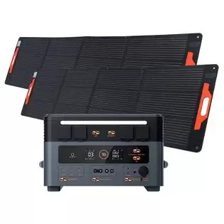 Pay Only $1,480.34 For Blackview Oscal Powermax 2400 Pro Portable Power Station 2016wh + 2x Pm200 Pro 200w Foldable Solar Panel With This Coupon Code At Geekbuying