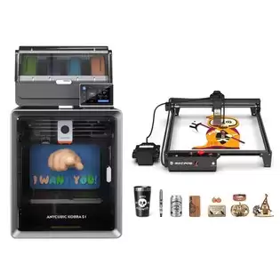 Order In Just €679.00 Anycubic Kobra S1 Combo 3d Printer + Mecpow X3 Pro 10w Laser Engraver With This Discount Coupon At Geekbuying