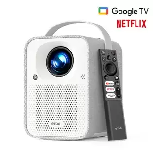 Pay Only $110.75 For Etoe Seal Projector, 400 Ansi Lumens, Google Tv, Native 1080p, Widevine L1, Auto Focus & Auto Keystone Correction, Google Assistant With This Coupon Code At Geekbuying