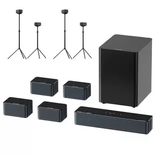 Order In Just €309.00 Ultimea Poseidon D80 Boom 7.1 Soundbar + 2 Pairs * Steady 300 Speaker Stands, Dolby Atmos, 500w Peak Power, App Control, 10 Bands Equalizer Settings, 121 Preset Eq Matrices, Bluetooth 5.3 With This Discount Coupon At Geekbuying