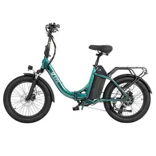 Pay Only $1,007.51 For Dyu C9 Folding Electric Bike, 250w Motor, 48v 15.6ah Battery, 20*3.0 Inch Tires, 25km/h Max Speed, 150km Range, Oil Brake, Front Shock Absorber, Shimano 7-speed - Green With This Coupon Code At Geekbuying