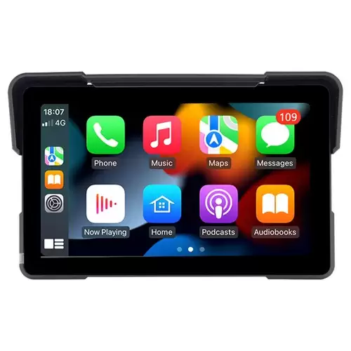 Order In Just $77.21 Sj5005 5inch Motorcycle Carplay, 2.5d Ips Hd Screen (1024*600), Ipx6 Waterproof, Built-in Dvr Camera, Gps Tracking, Bluetooth 5.0, Tf Card Playback With This Coupon At Geekbuying