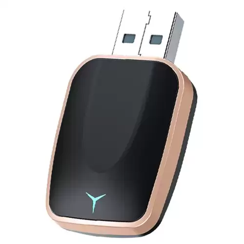 Pay Only $17.71 For Ab051e Wireless Carplay Adapter, Plug & Play Android Auto Box, Supports Split Screen/voice Control/navigation, Bluetooth 5.2 & Dual-band Wifi, Golden With This Coupon At Geekbuying