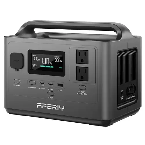 Pay Only $189 For Aferiy P040 Portable Power Station, 400w 256wh Outdoor Generator, 5 Outputs, 1.2h Full Charge, 3500+ Cycles Lifepo Battery With This Coupon At Geekbuying