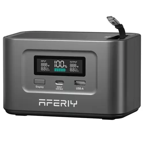 Order In Just $79 Aferiy Nano100 Portable Power Station, 100w 99.2wh, Telescopic Type-c Cable, Carry-on Airplane, 1.5h Full Charge, 3000+ Cycles Lifepo Battery With This Coupon At Geekbuying