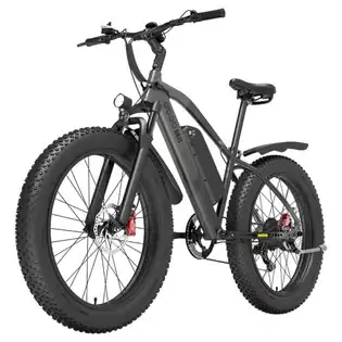 Pay Only $1,358.20 For Gogobest Gf600 Plus Electric Bike, 1000w Motor, 48v 20ah, 26*4.0 Inch Tires, 45km/h Max Speed, 150km Range, Hydraulic Disc Brake, Oil Spring Suspension, Shimano 7-speed - Black Grey With This Coupon Code At Geekbuying
