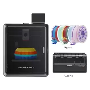 Pay Only $623.44 For Anycubic Kobra S1 Combo 3d Printer + 5kg Mecpow Pla Filament (2kg High-speed Pla Matt + 3kg Pla) - Rainbow With This Coupon Code At Geekbuying
