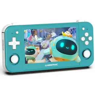 Order In Just $159.88 Anbernic Rg505 Android 12 Game Console, 4gb Lpddr4x, 256gb+128gb Tf Card, 4242 Games, Moonlight Streaming - Turquoise With This Discount Coupon At Geekbuying