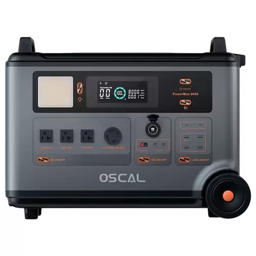 Order In Just $1999.99 Blackview Oscal Powermax 6000 6000w Rugged Power Station, 3600wh To 57600wh Lifepo4 Battery, 14 Outlets, 120v/240v Dual Voltage Output, 3500+ Life Circle, Smart App Control, 5 Led Light Modes, Morse Code Signal With This Coupon At Geekbuying