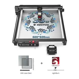 Pay Only $683.56 For Mecpow X5 Pro 33w Laser + H66 Laser Bed + 1 Year Lightburn License With This Coupon Code At Geekbuying