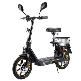 Order In Just $426.42 / Euro 379.00 Twofish M5 Elite-e Eec Certified Electric Scooter With Seat And Rear Basket, 500w Motor, 48v 13ah Battery, 14 Inch Tires, 40km/h Max Speed, 30km Range, Dual Disc Brakes, Front & Rear Shock Absorbers With This Discount Coupon At Geekbuying