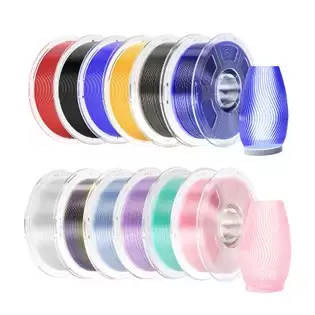 Pay Only €99.99 For 12kg Mecpow High Speed Petg Filament - Light Blue/ Light Pink/ Light Purple/ Transparent Rainbow/ Smoke Grey/ Blue/ Cyan/ Transparent/ Red/ Solid Blue/ Yellow/ Black With This Coupon Code At Geekbuying