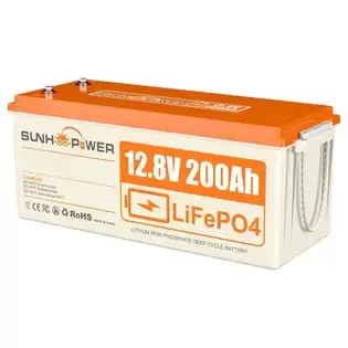 Pay Only €479.00 For Sunhoopower 12v 200ah Lifepo4 Battery, 2560wh Energy, Built-in 100a Bms, Max.1280w Load Power, Max. 100a Charge/discharge, Ip68 Waterproof With This Coupon Code At Geekbuying