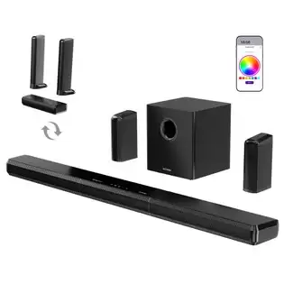 Order In Just €359.00 Ultimea Apollo S90 9.1 Channel Soundbar, Dolby Atmos, 470w Peak Power, Rgb Lighting, App Control, 121 Preset Eq Matrices, Bluetooth 5.3, Detachable Design With This Discount Coupon At Geekbuying