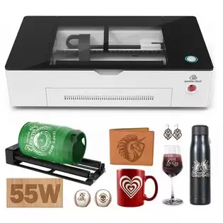 Get $100 off on Gweike Cloud Pro 55w Co Laser Engraver With Rotary Roller, Auto Focus, 600mm/s Speed, 0.001' Accuracy, 510mmx300mm Working Area, Compatible With Wood / Metal / Transparent Acrylic / Leather With This Coupon Code At Geekbuying